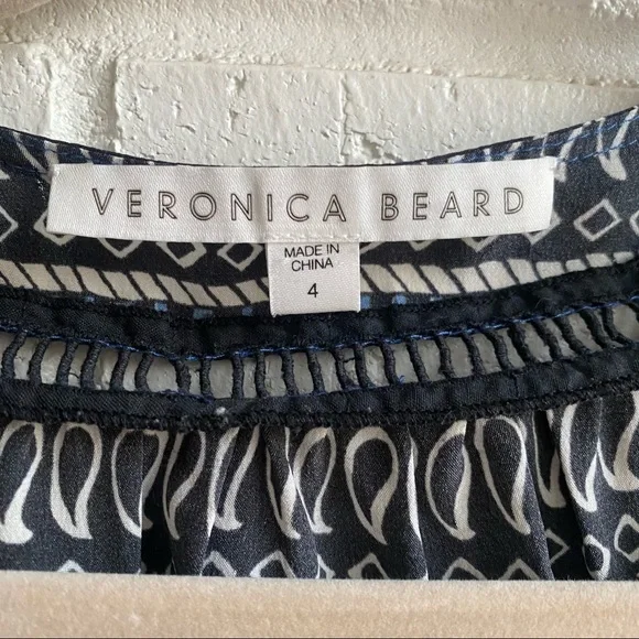 Veronica Beard Crimson Boho Blouse - Picture 6 of 7